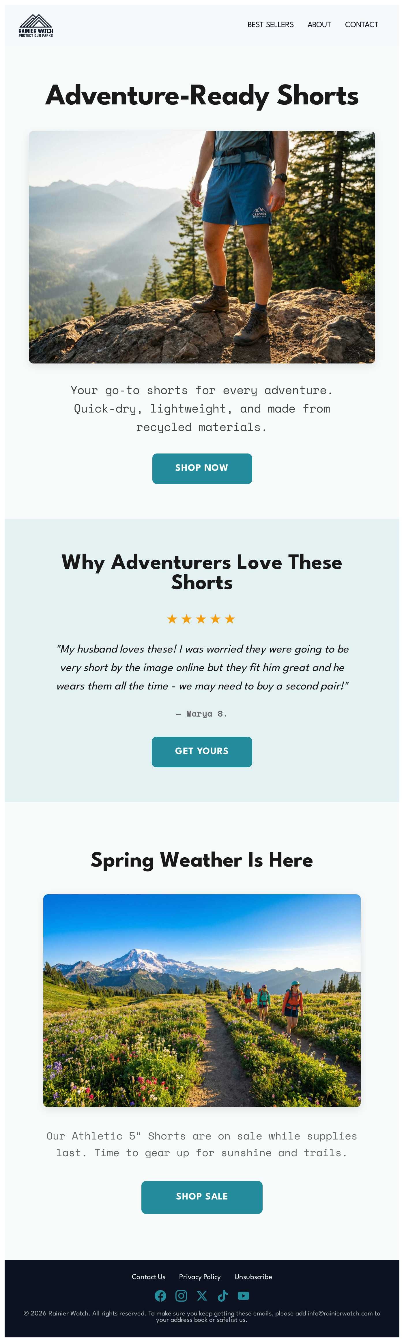 adventure ready shorts