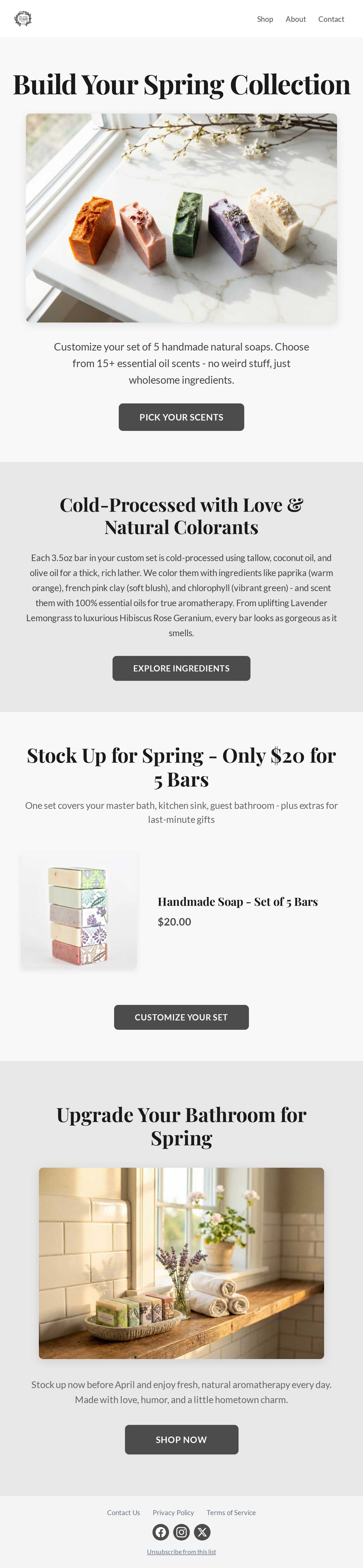 build your spring collection