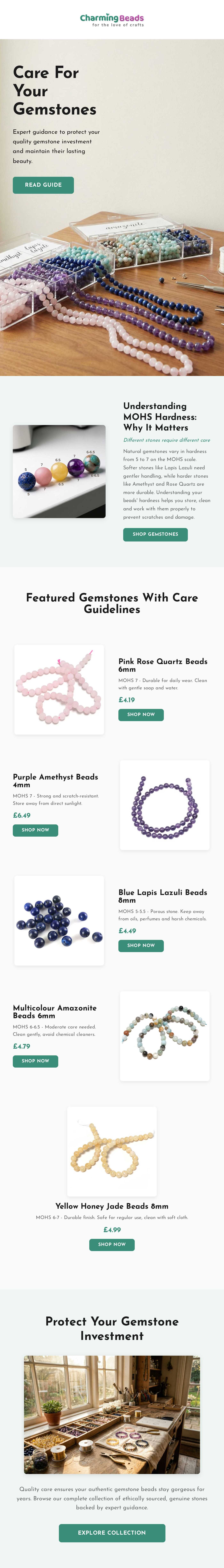 care for your gemstones