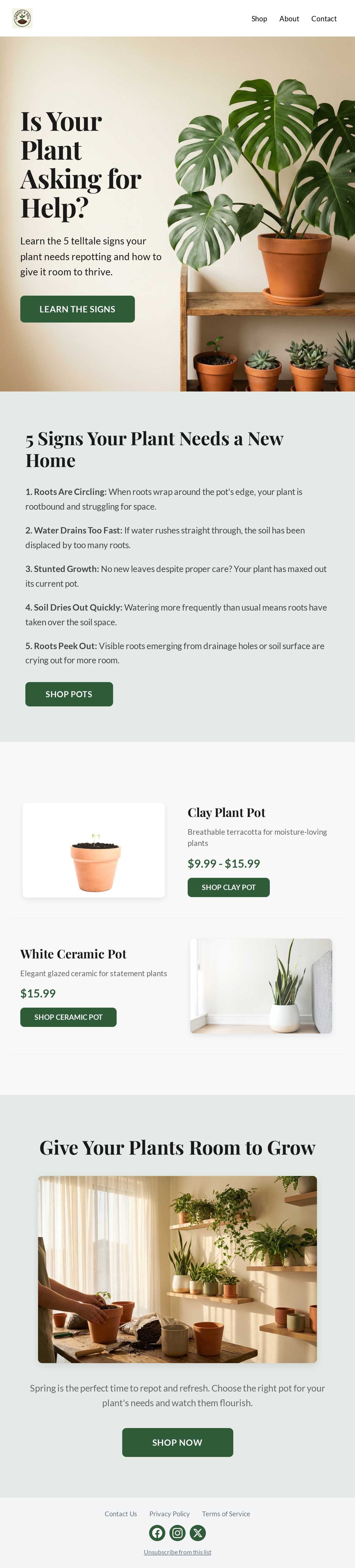 is your plant asking for help