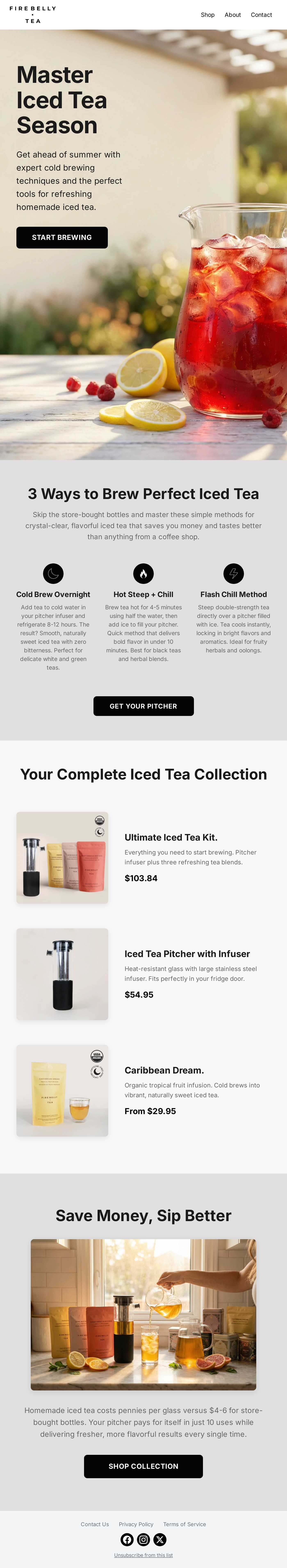 master iced tea season