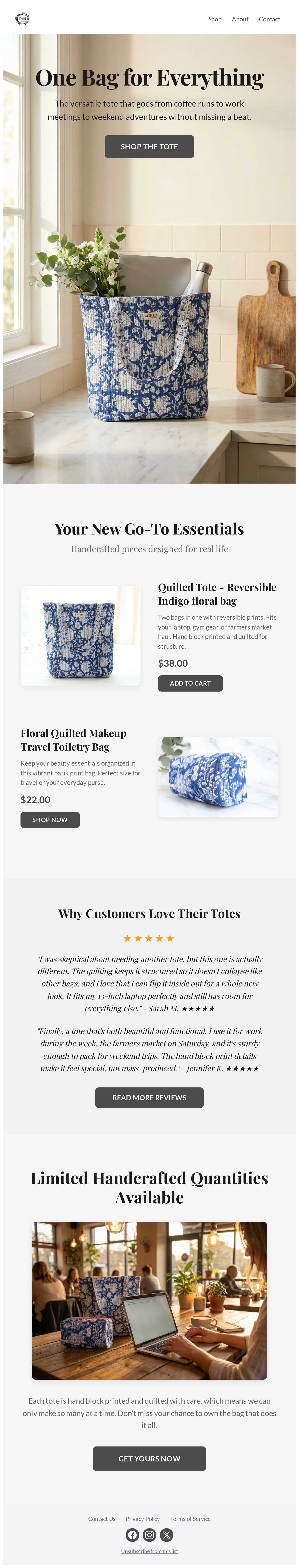 one bag for everything