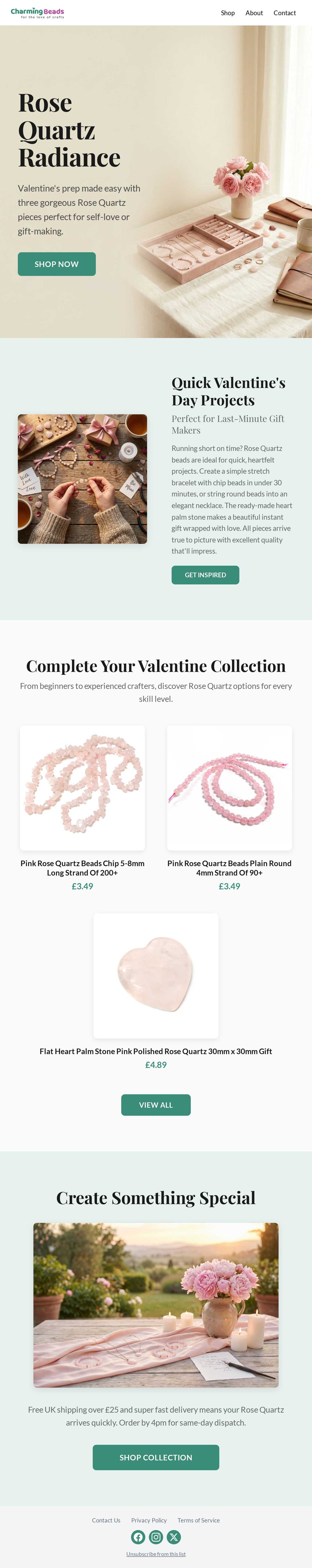 rose quartz radiance